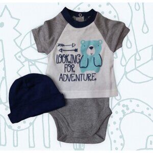 Gerber Baby Boy 2 Piece Set Size 0-3 Months NWT